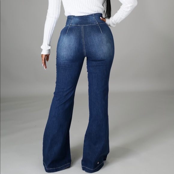 Denim Flares - Picture 3 of 4